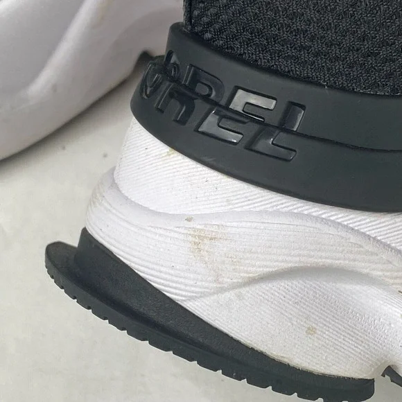 Sorel‎ Kinetic Women's Size 8 Rnegd Lace Black White Sneaker Women's Athletic - Picture 8 of 14